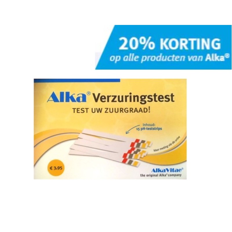 Alka® Zuur-Base Strips - testen pH-waarde