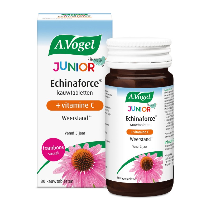 Echinaforce JUNIOR Framboos + vitamine C