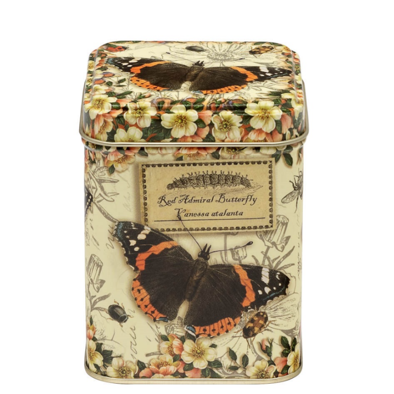 Blik Vintage Butterflies 7,4 x 7,4 x 9,5...