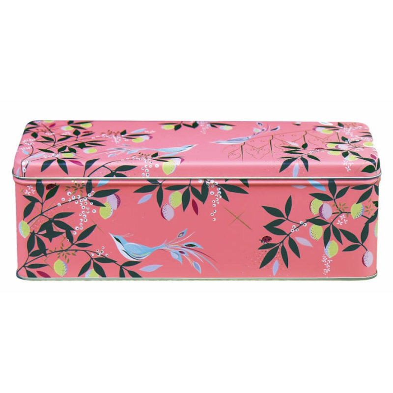Blik Vogels Licht Roze 24 x 10,5 x 8 cm