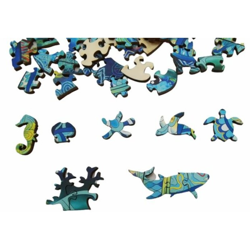 Rainbow Wooden Puzzles - Sea Turtle / Zeeschildpad