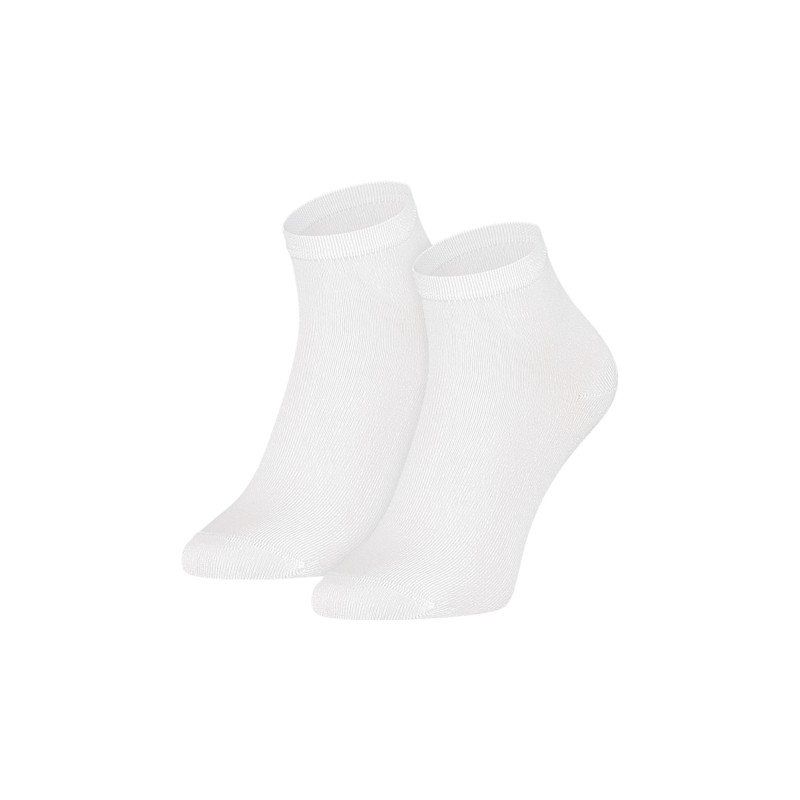 Bamboo Quarter Sokken - WHITE