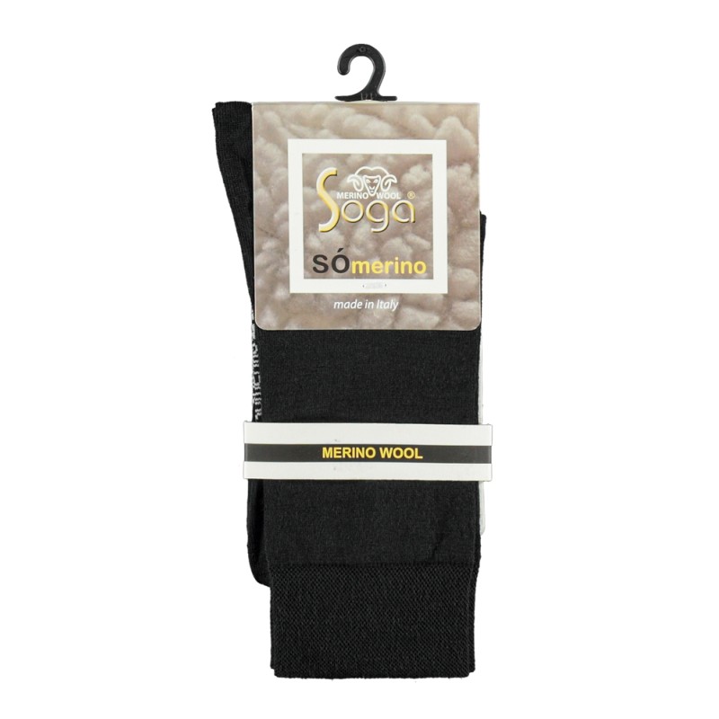 Merino Wol Sokken S15 SÓ - BLACK
