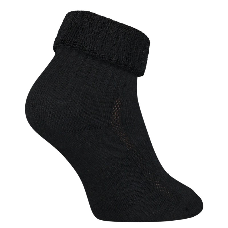 Merino Wol Home- & Wandelsokken S29 - BLACK