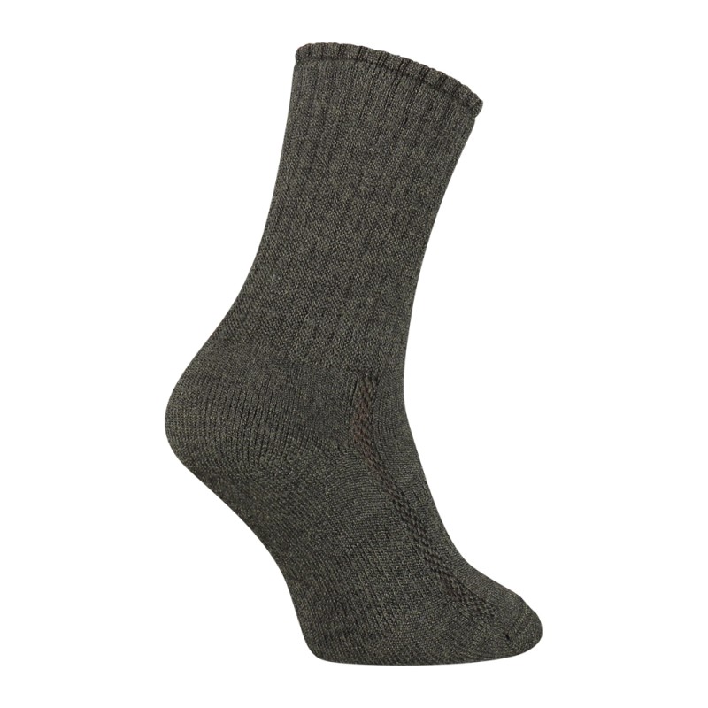 Merino Wol Home- & Wandelsokken S29 - MOSS/GREEN