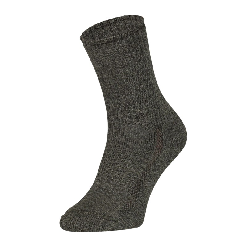 Merino Wol Home- & Wandelsokken S29 - MOSS/GREEN