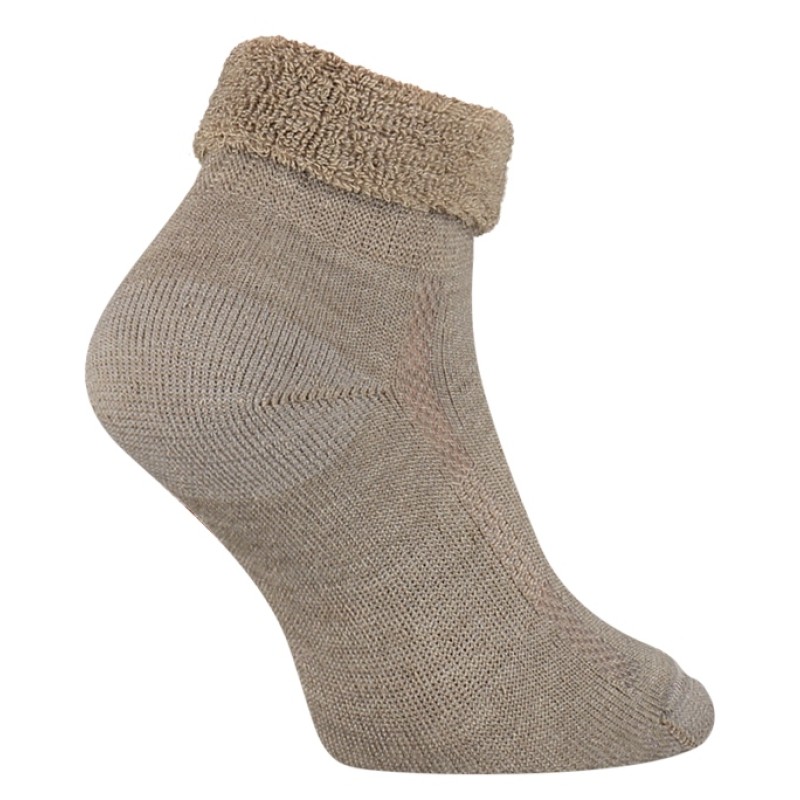 Merino Wol Home- & Wandelsokken S9 - BEIGE