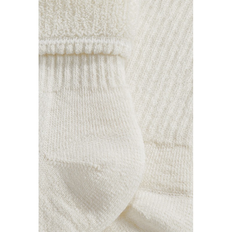Merino Wol Home- & Wandelsokken S9 - ECRU