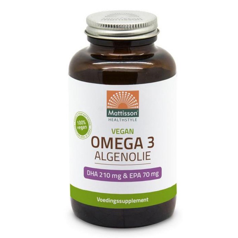 Omega-3 Algenolie DHA 210mg EPA 70mg