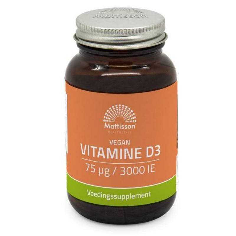Vegan Vitamine D3 - 75mcg