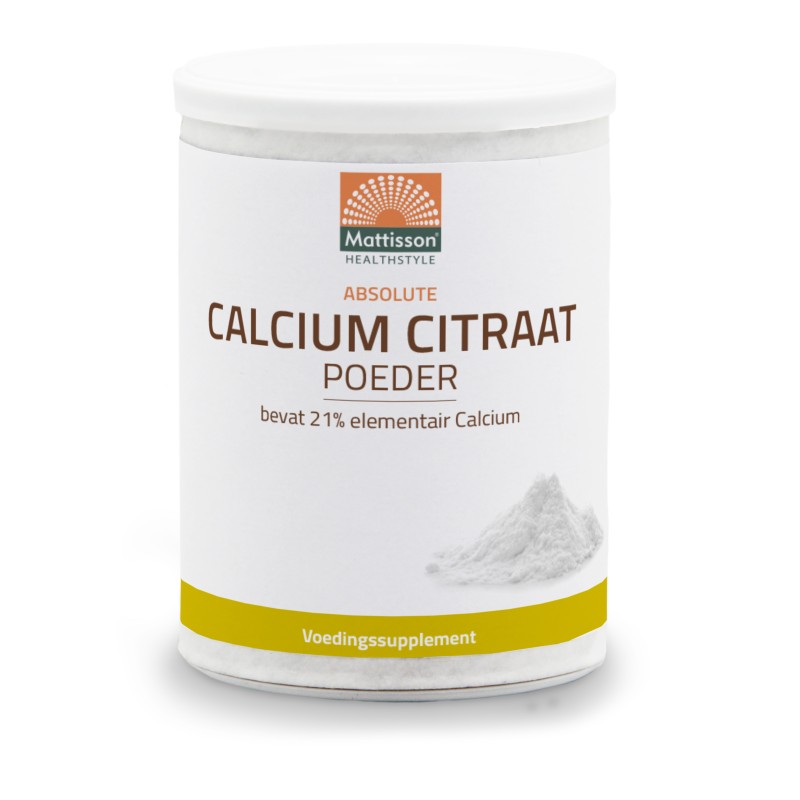 Calcium Citraat Poeder - 21% elementair