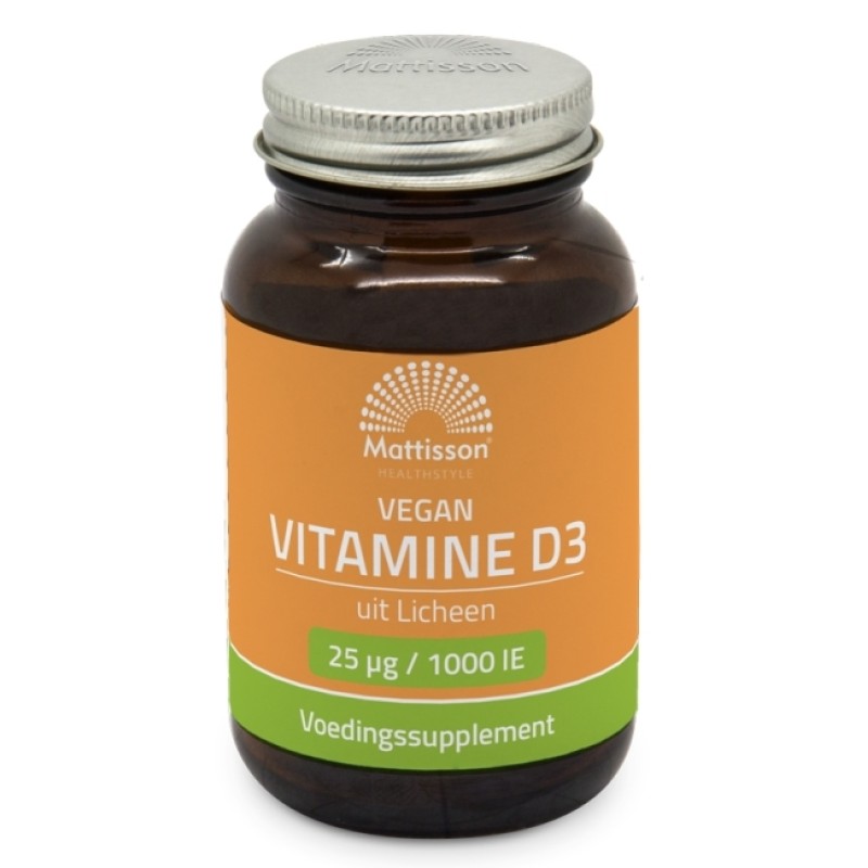Vegan Vitamine D3 - 25mcg