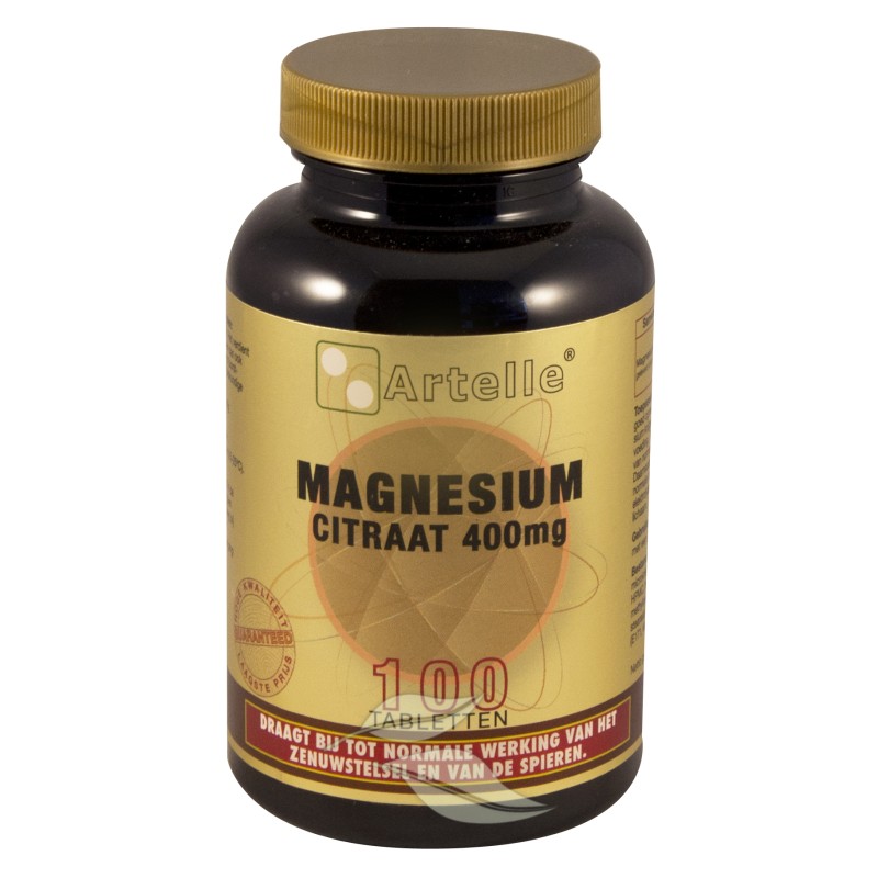 Magnesium Citraat 400 mg.