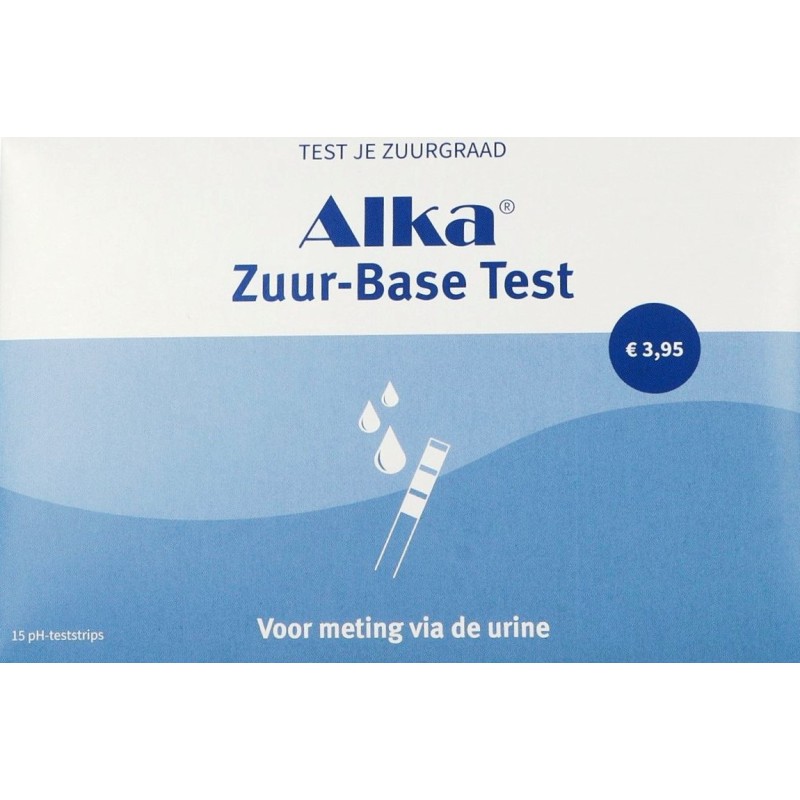 Alka® Zuur-Base Test - 15 pH-teststrips