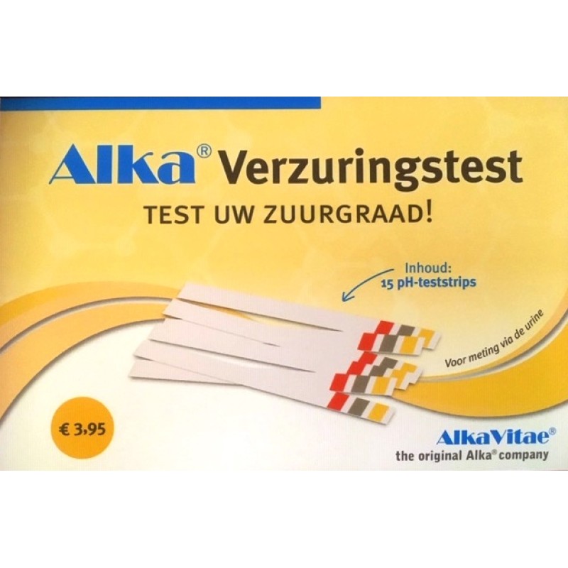 Alka® Zuur-Base Strips - testen pH-waarde