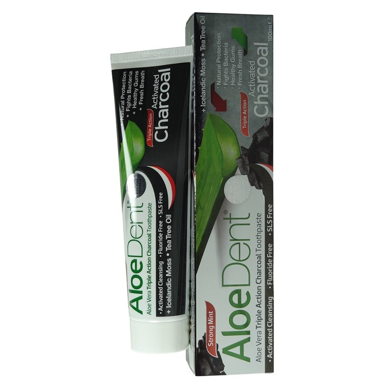 Aloë Vera Tandpasta Activated Charcoal