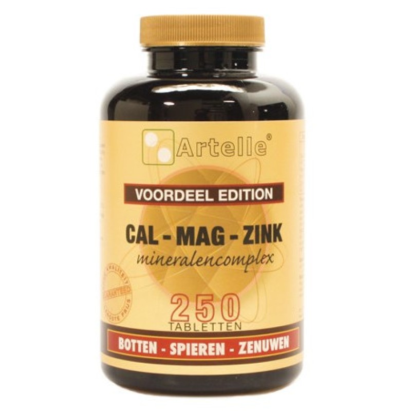 Calcium, Magnesium en Zink