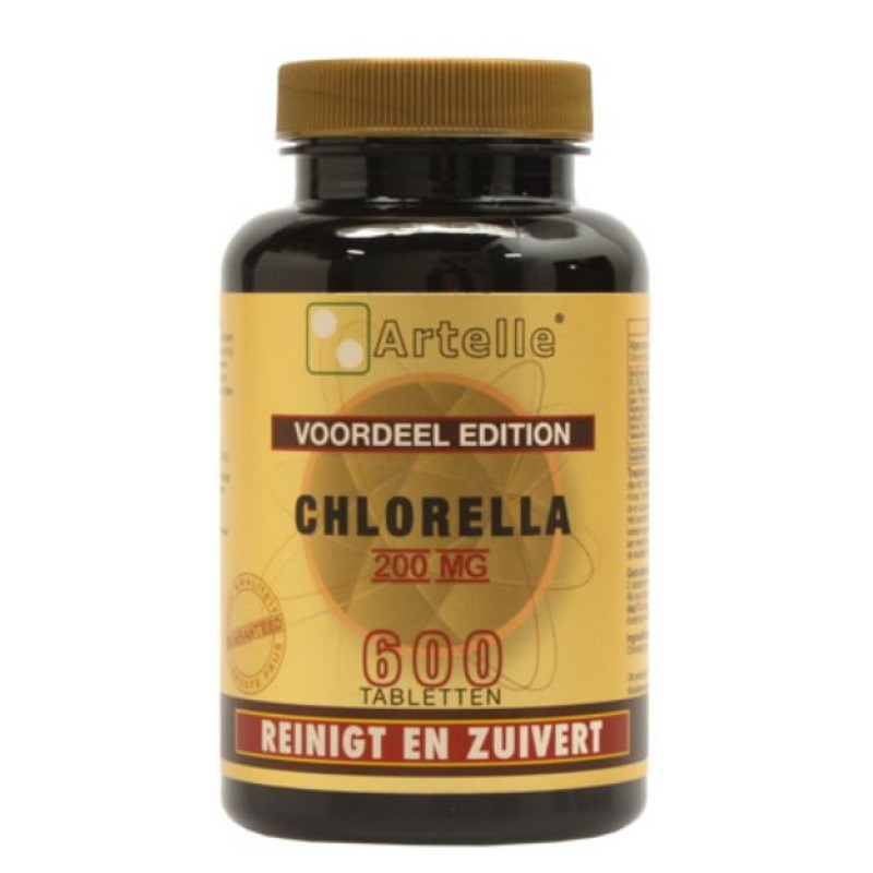 Chlorella 200 mg.