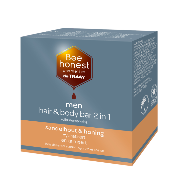 Men Hair & Body Bar 2 in 1 - Sandelh...