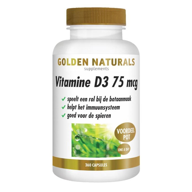 Vitamine D3 -75mcg / 3000 IE
