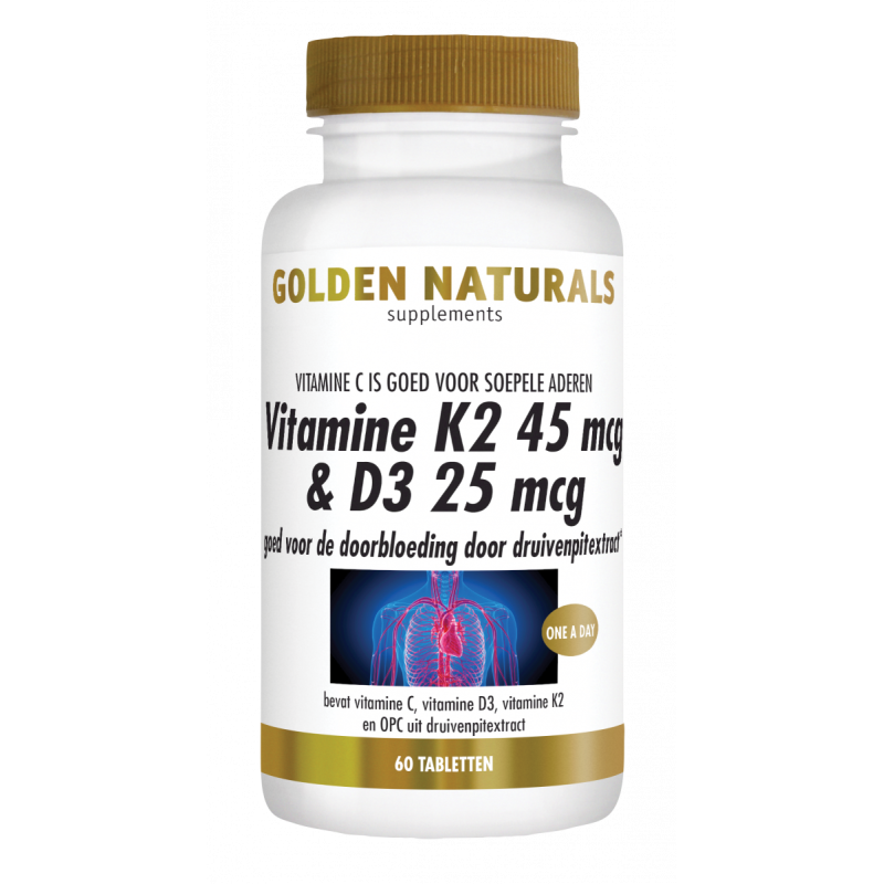 Vitamine K2 45 mcg & D3 25 mcg