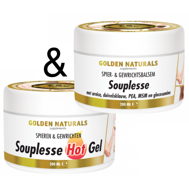 Souplesse Hot Gel + Spier- & Gewrichts Balsem Combi