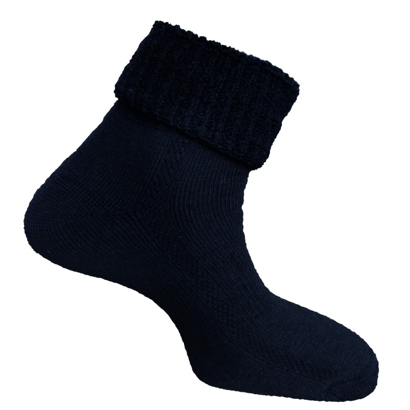 Merino Wol Home- & Wandelsokken S29 - BLACK - Merino Wool Soga - Eureka Textiel -