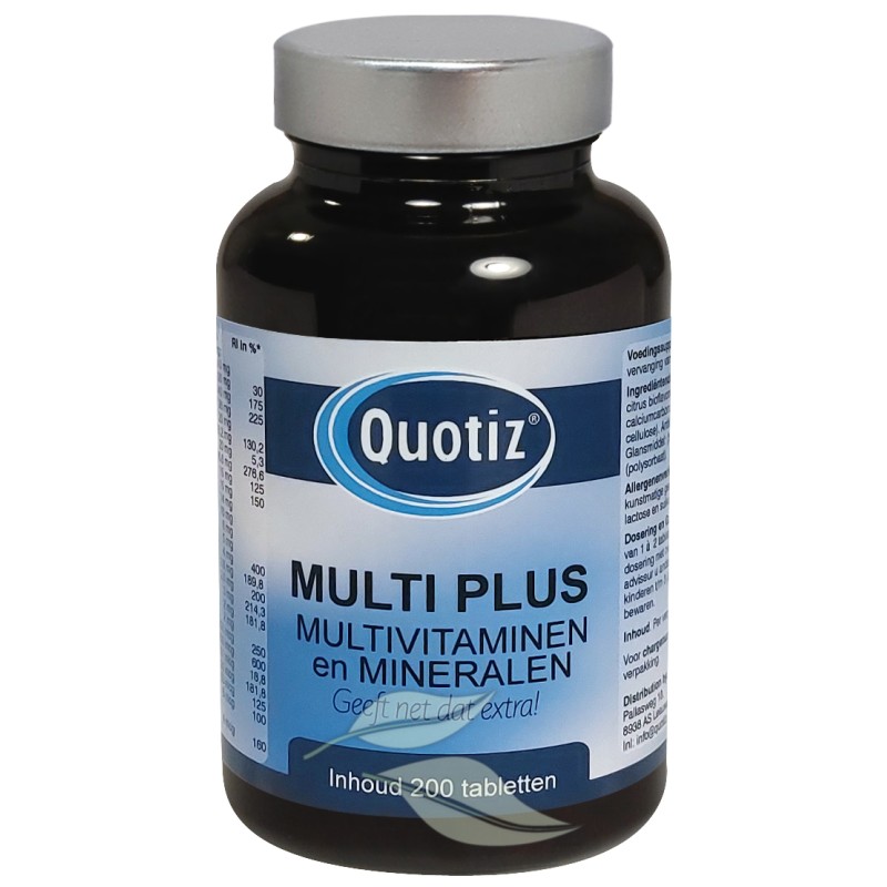 Multi Plus - Multivitaminen en Mineralen