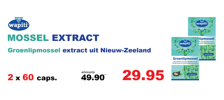 Wapiti Mosselextract