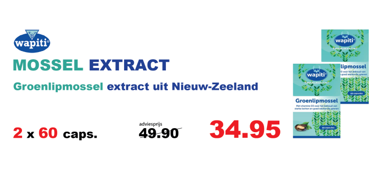Wapiti Mosselextract