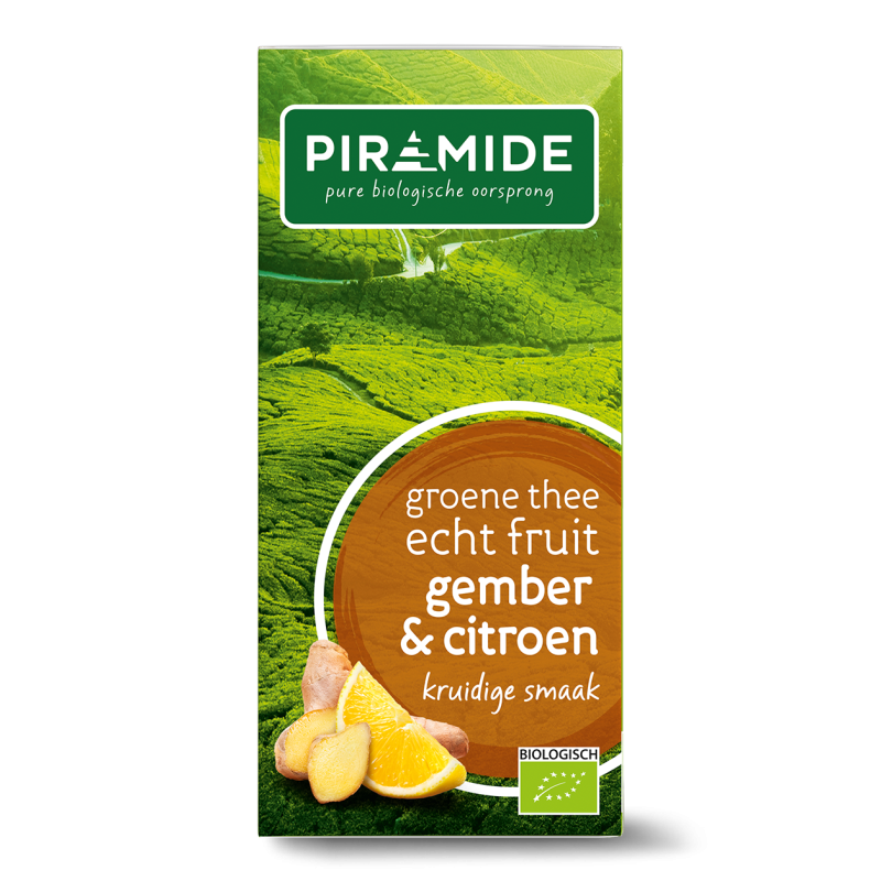 Groene Thee FRUIT Gember & Citroen