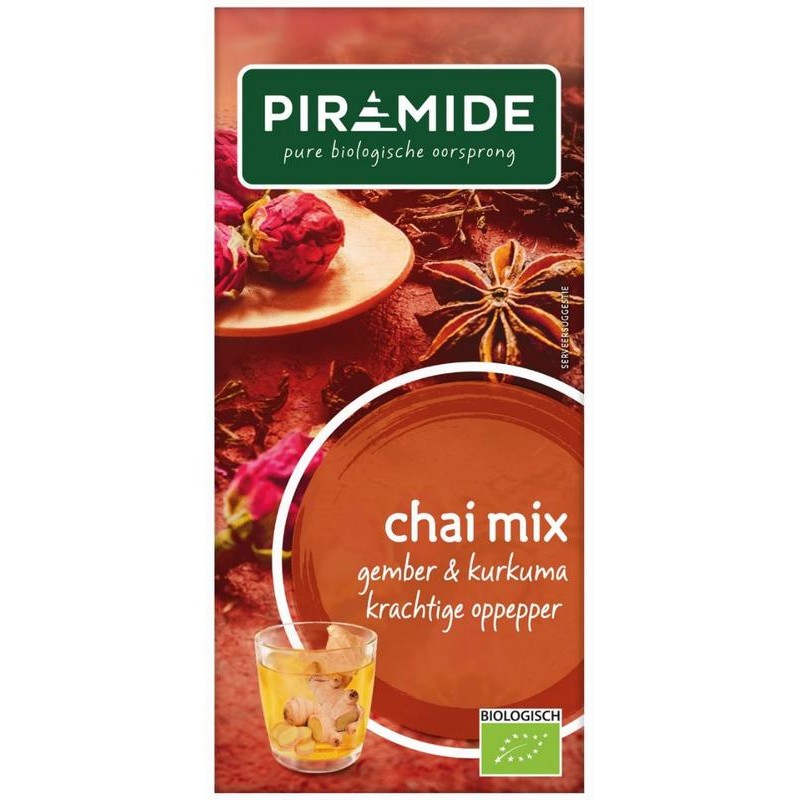 Chai Mix Gember & Kurkuma - Biologisch