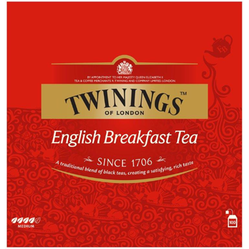 English Breakfast Tea - tags