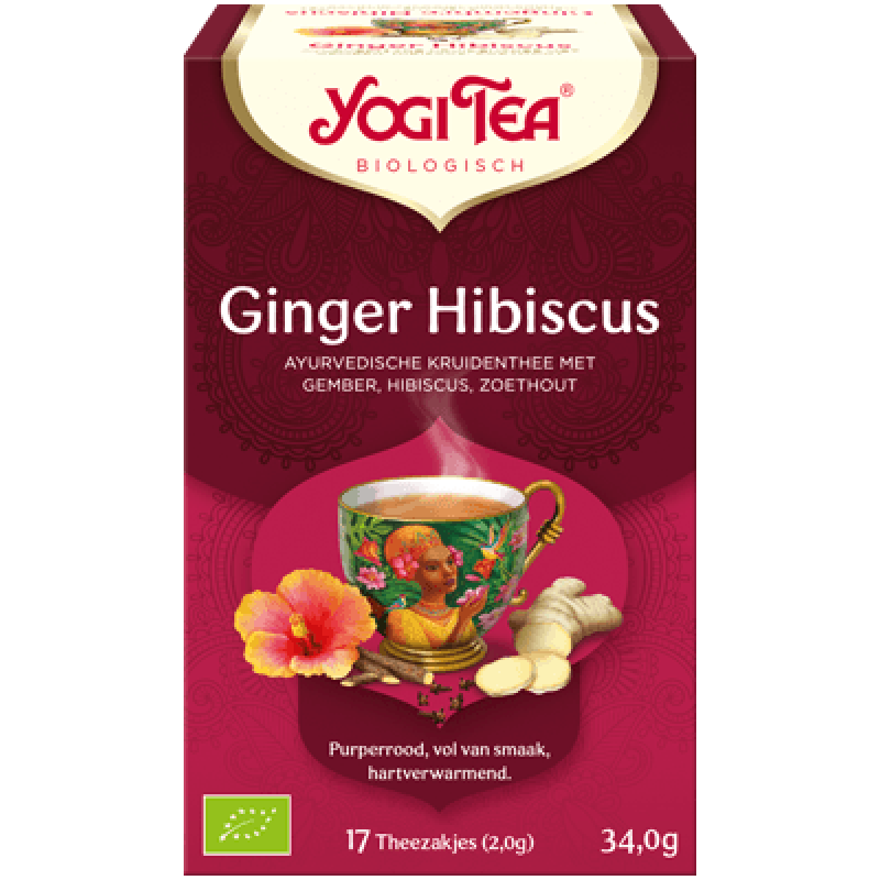 Yogi Tea Ginger Hibiscus