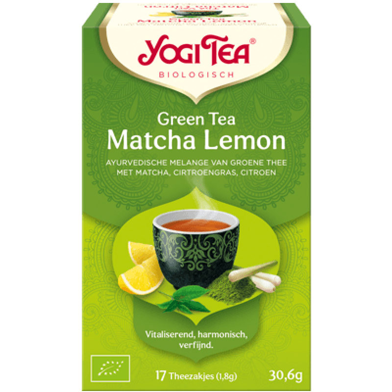 Yogi Tea Green Tea  Matcha Lemon