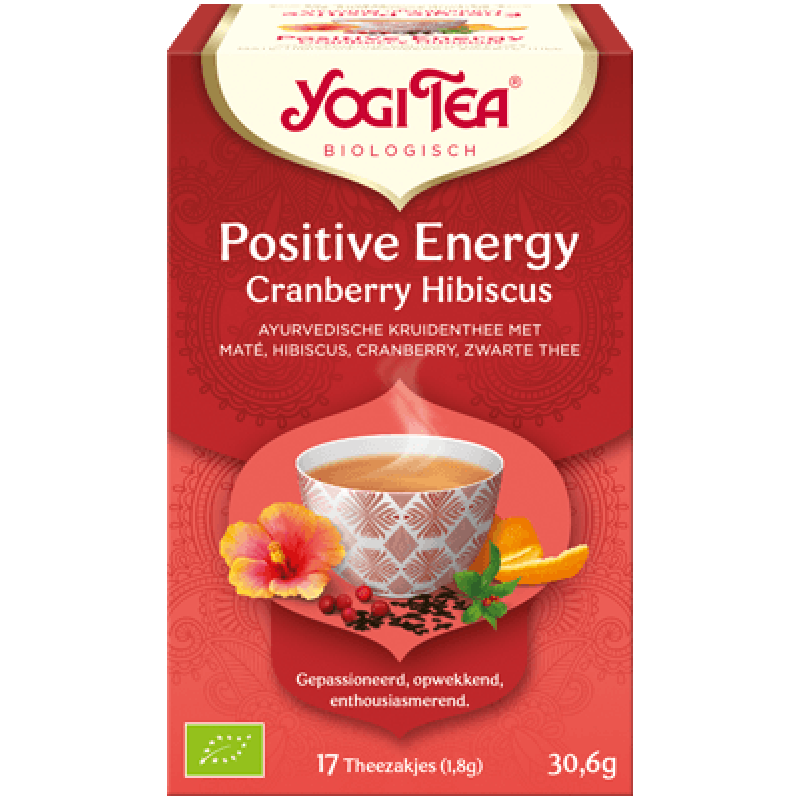 Yogi Tea Positive Energy - Cranberry Hib...